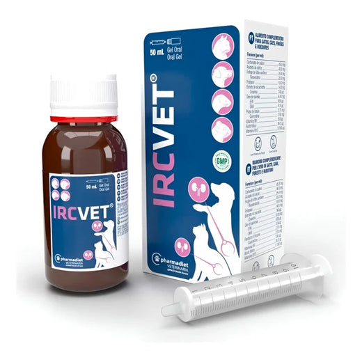 Ircvet Suplemento renal para perros, gatos, roedores y hurones - 50ML