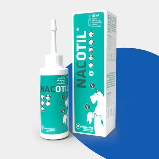 Nacotil 125 ML Limpiador Otico para Perros, Gatos y Exóticos