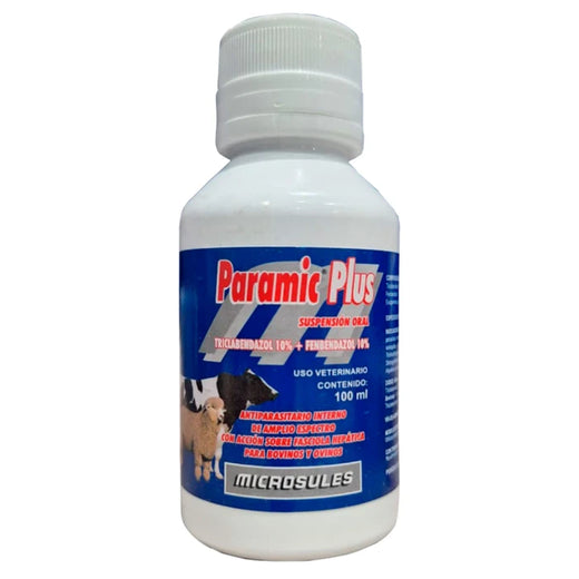 Antiparasitario interno para Ovinos y Bovinos Paramic Plus Oral 100ML
