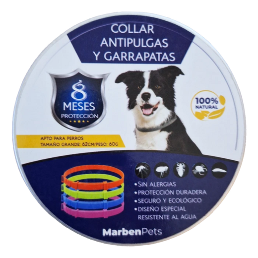 Marben Pets Collar perro antipulgas y garrapatas - 62cm