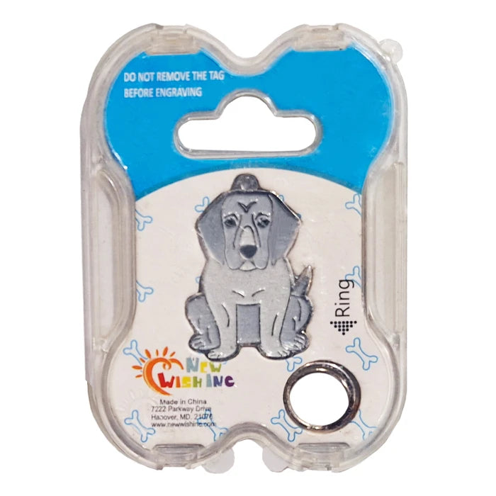 Chapa mascotas para grabar gris - PT147 - imagen 1