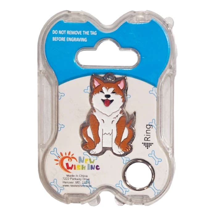 Chapa mascotas para grabar Shiba - PT149 - imagen 1