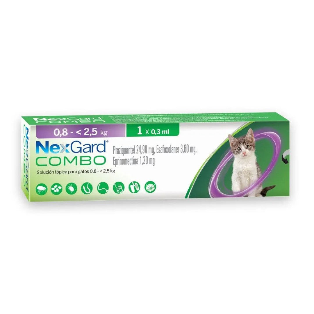 Nexgard Combo Cat antiparasitario interno y externo