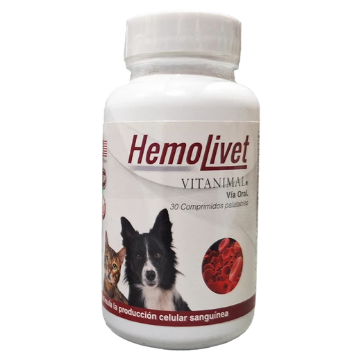 HEMOLIVET PERRO/GATO X 30 COMPRIMIDOS