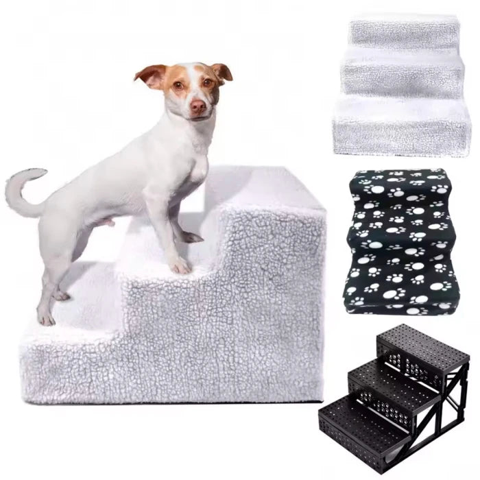 Escalera perros y gatos 3 peldaños - altura 30cm - imagen 1
