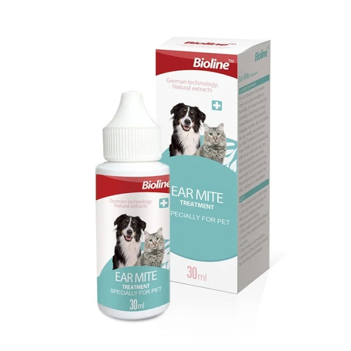 Aceite Bioline para Ácaros del Oído 30ML