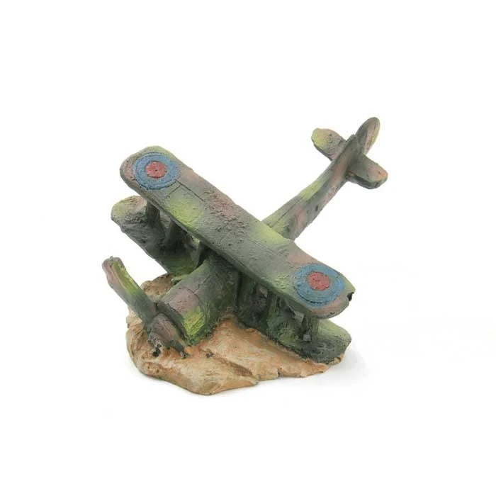 Adorno Aeroplano Para Acuario - imagen 1