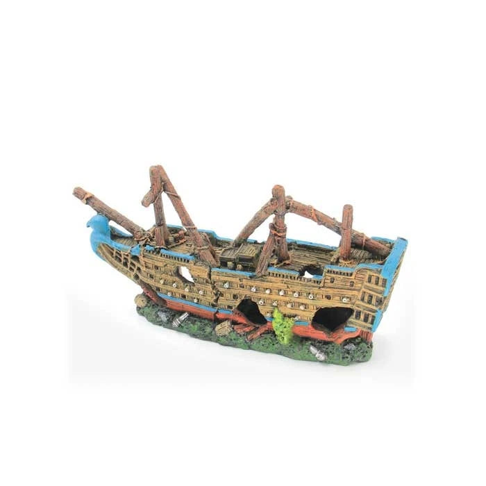 Adorno Barco Galeón Para Acuario - imagen 1