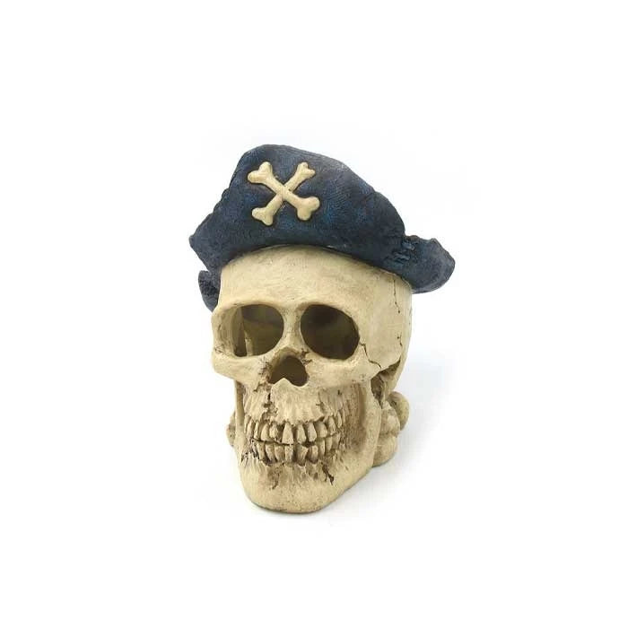Adorno Calavera Pirata Para Acuario