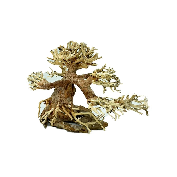 Adorno para acuario Árbol Bonsái madera natural