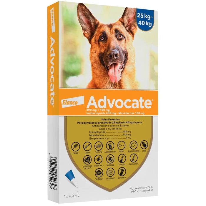 Advocate Pipeta Antipulga Para perros de 25 a 40KG - imagen 1