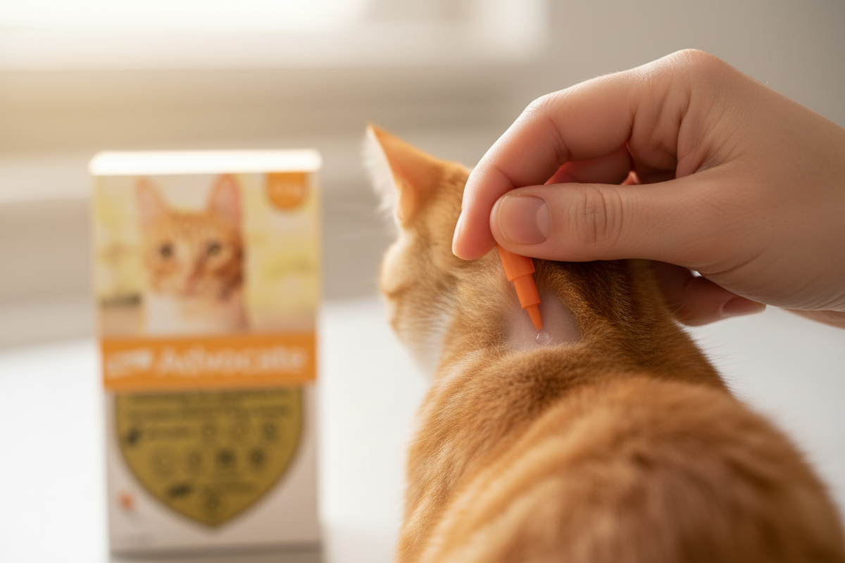 Advocate Pipeta Gatos hasta 4kg - Aplicación