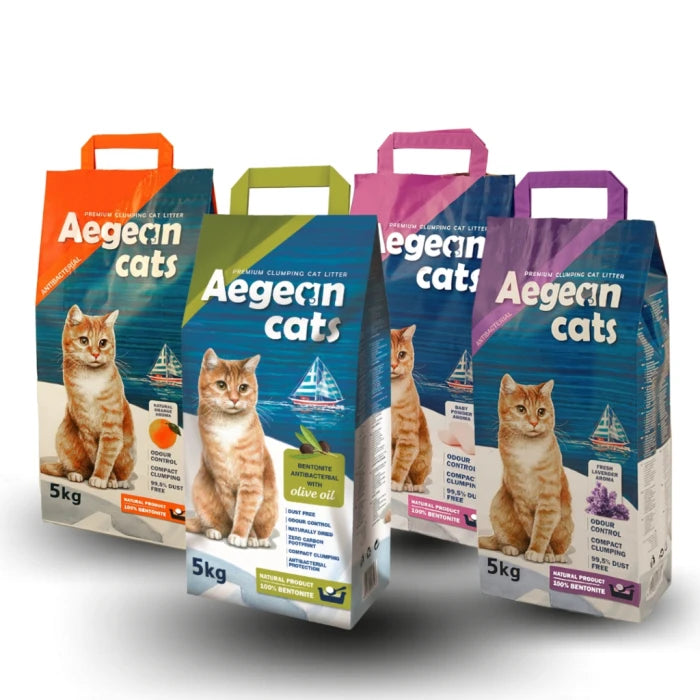 Aegean Cats Arena Aglomerante Bentonita para gatos 5KG