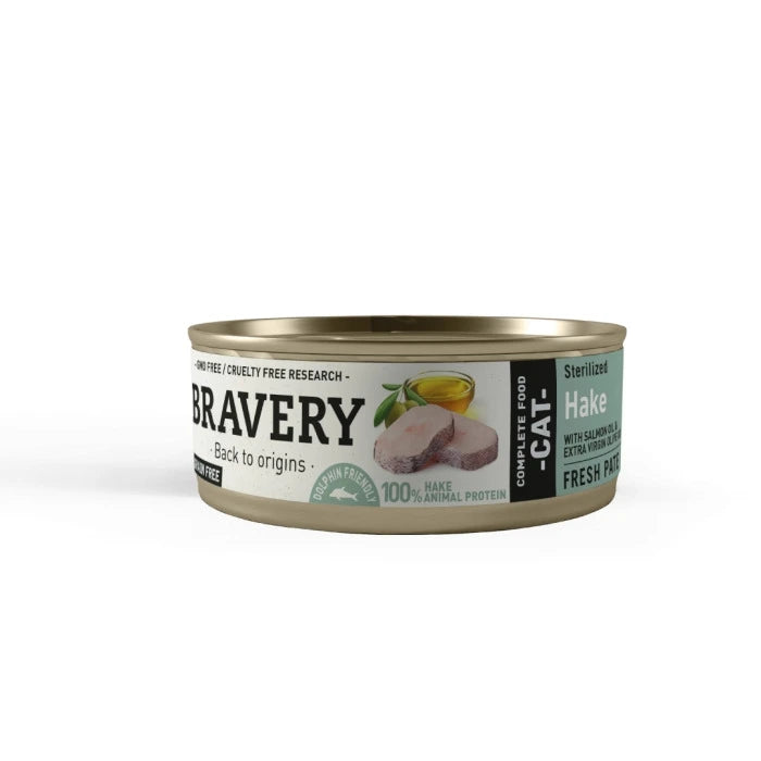 ALIMENTO HÚMEDO BRAVERY - MERLUZA