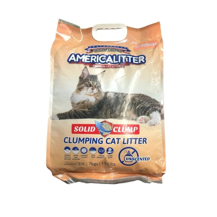 America Litter Solid Clump - 7KG - imagen 1