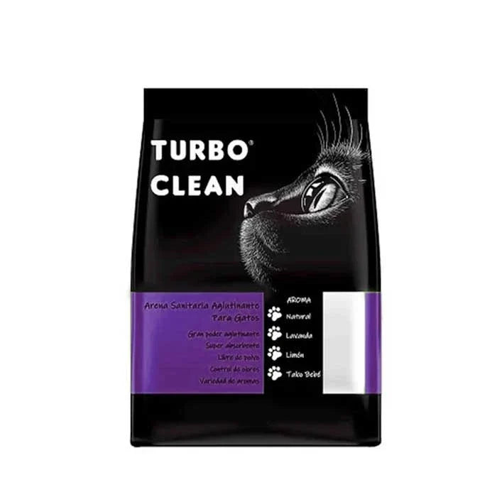 Arena Sanitaria Turbo Clean Aglutinante 2 KG (Producto con detalle)