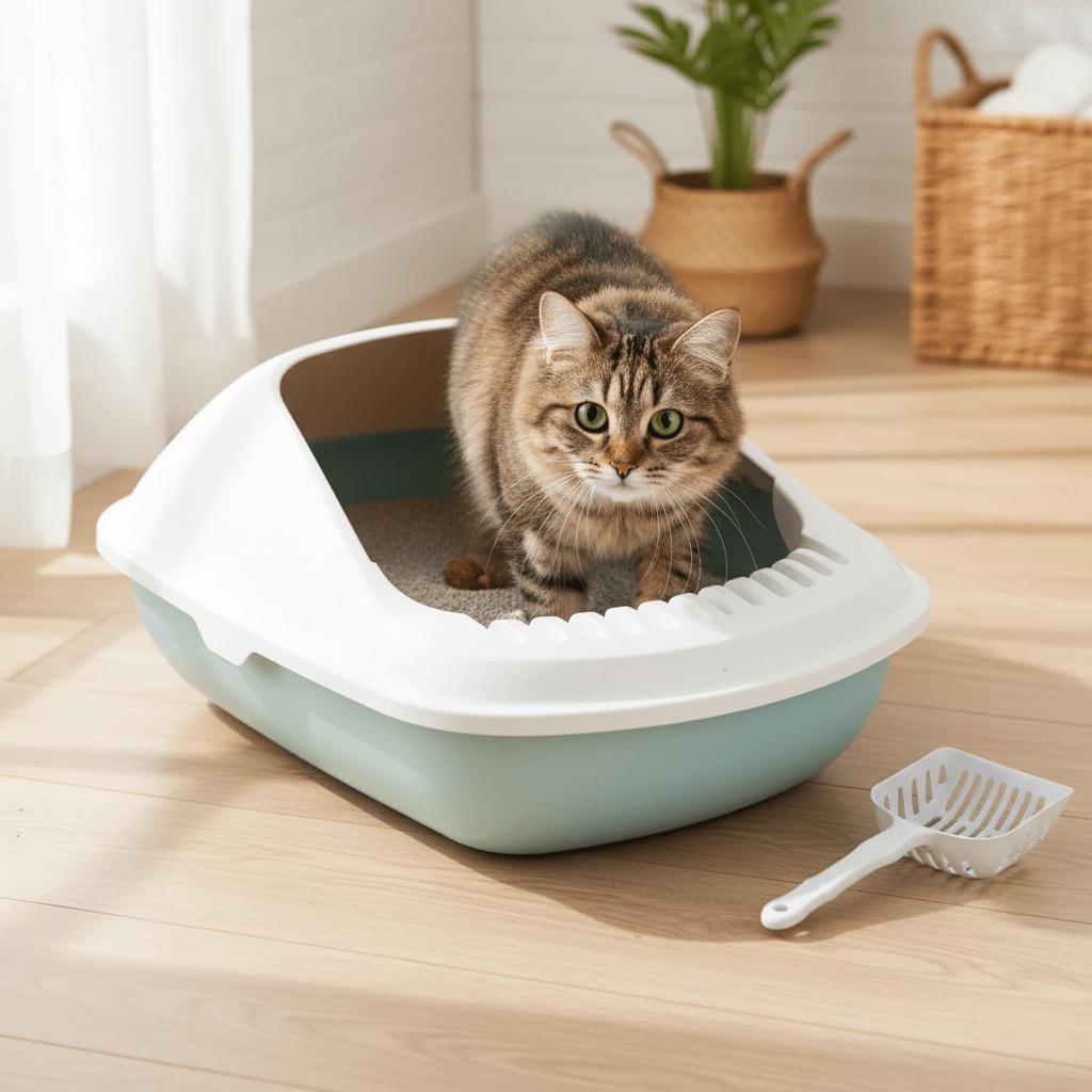 Arenero para Gatos Félix 50.5 x 38 x 23cm - Pethome