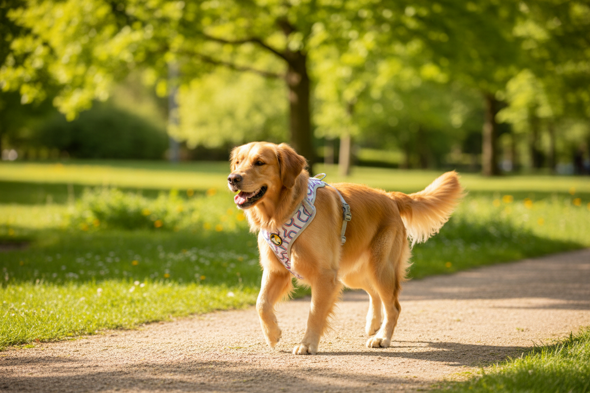 Arnés Wonder Dog en paseo