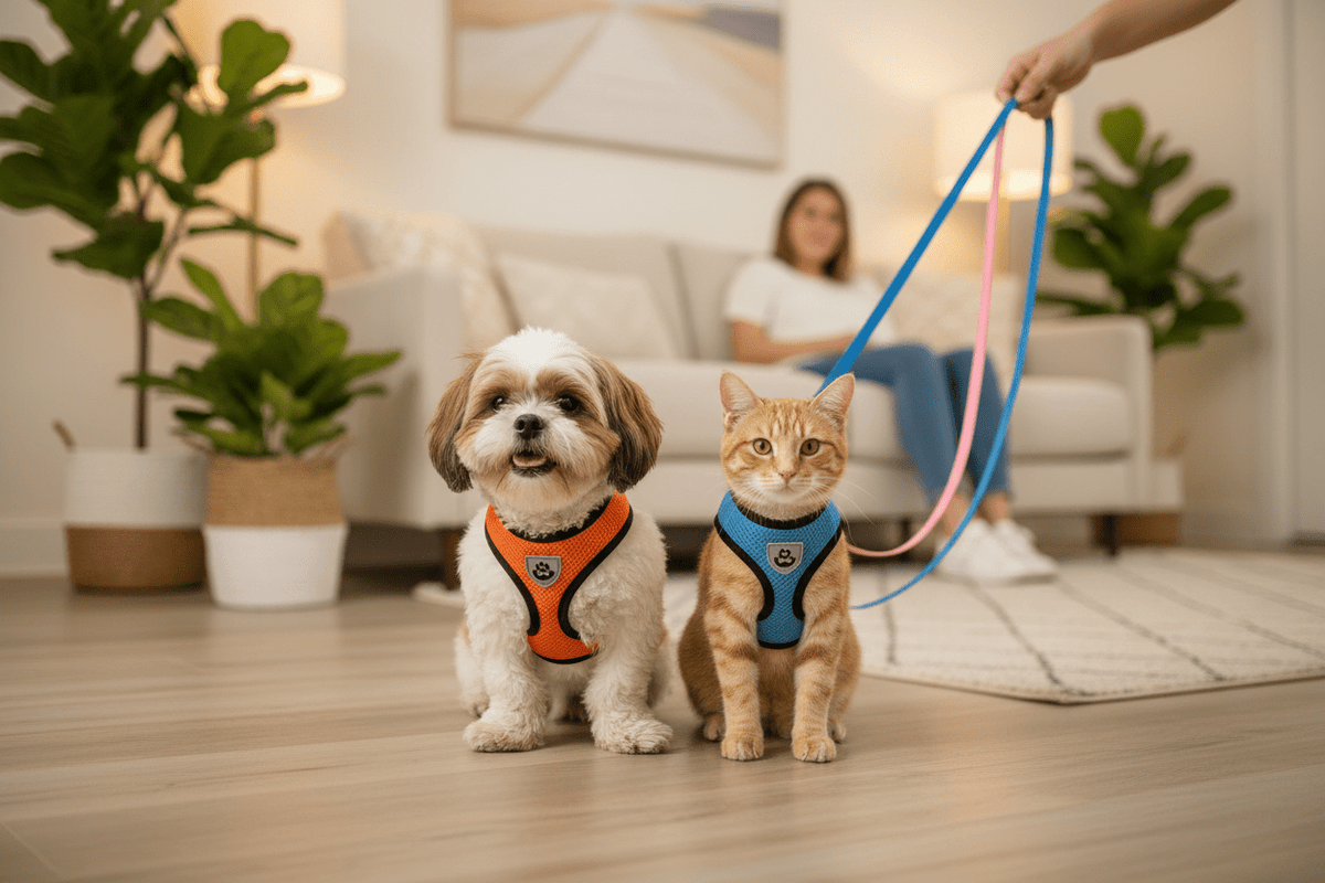 Arnes de Cuerpo incluye trailla - Pethome