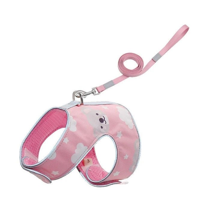 Arnés para Gatos con Correa Rosado - Pethome