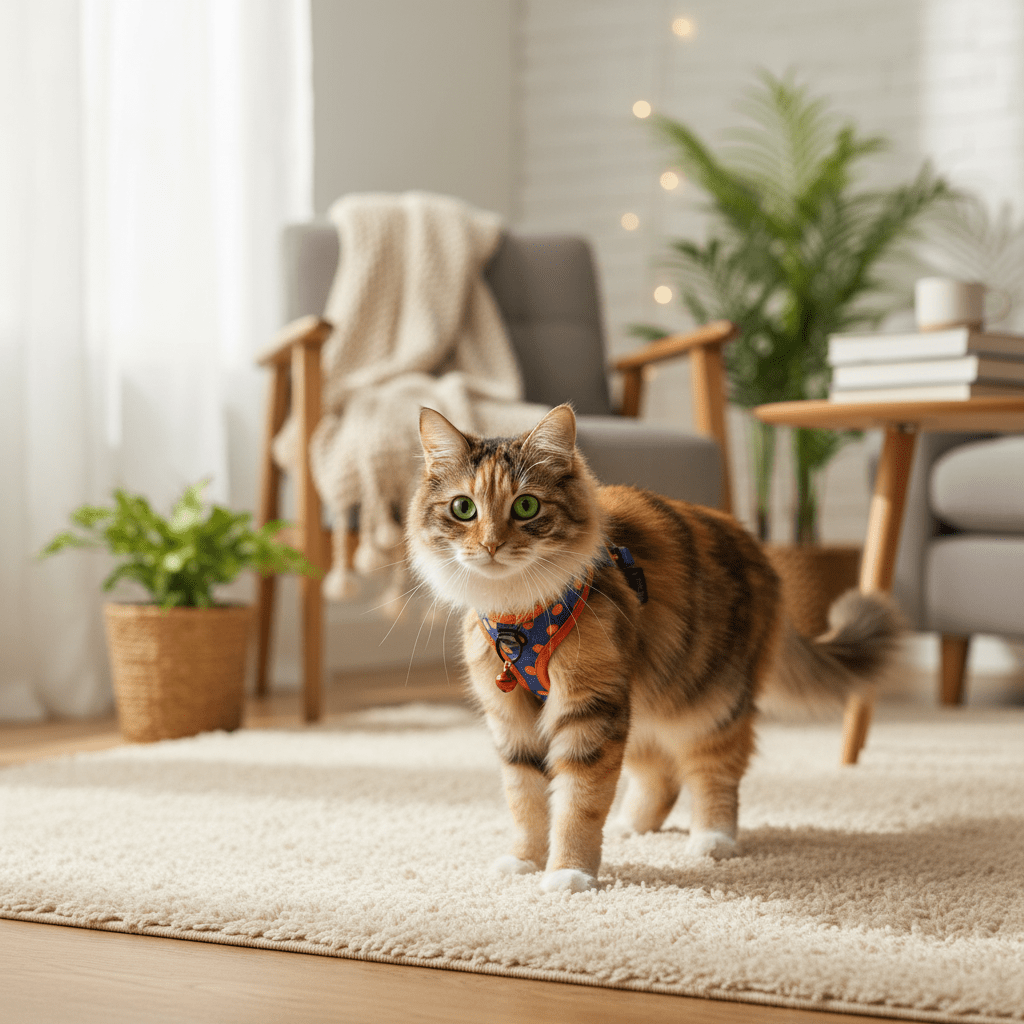 Arnés para Gatos Diseño de Puntos - Pethome
