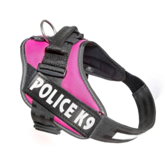 Arnes Pechera Police K9 Color Rosado