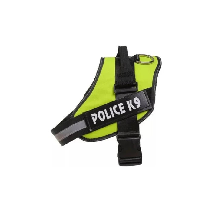 Arnés Police K9 Verde Reflectante para Perros | XL y 2XL - Pethome