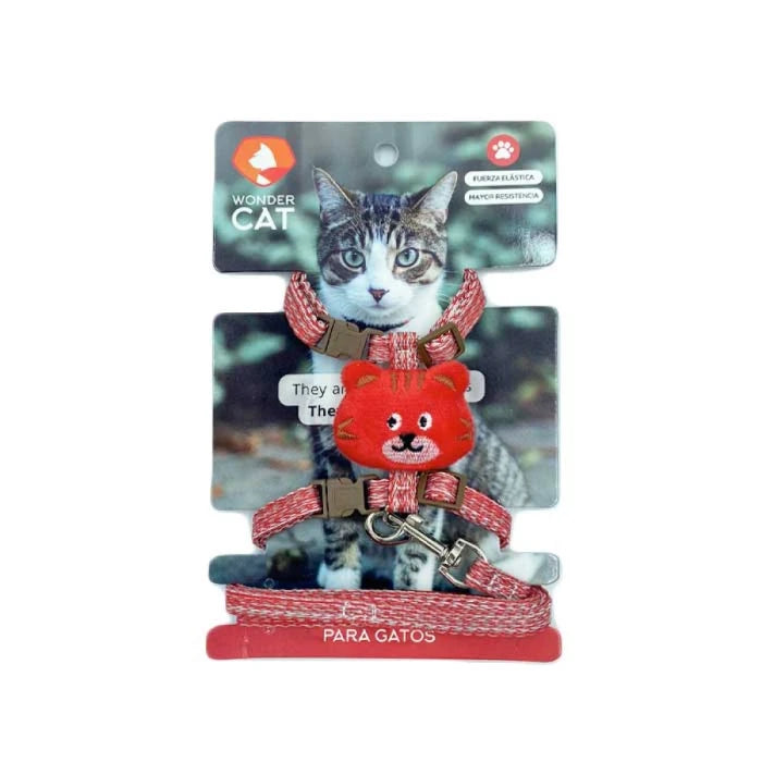 Arnés para gato trailla diseño Mascotas