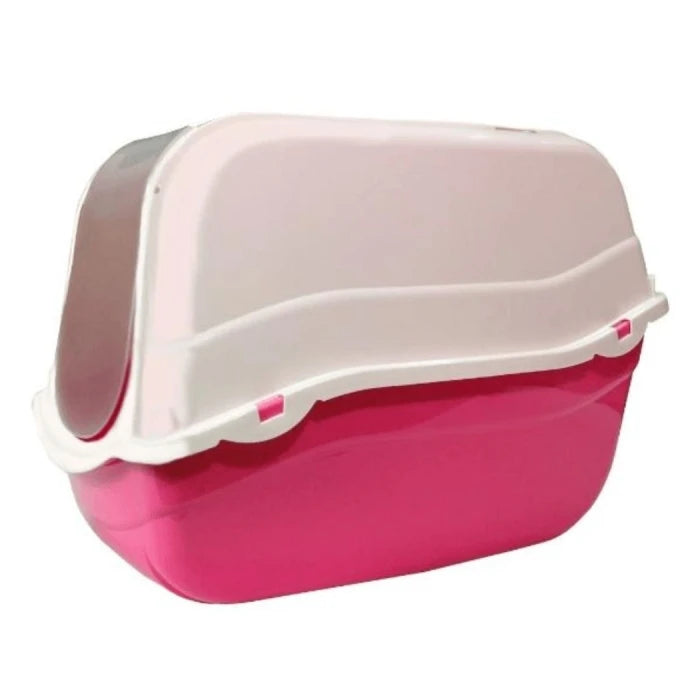 Baño arenero cerrado con carbon activo para gatos
