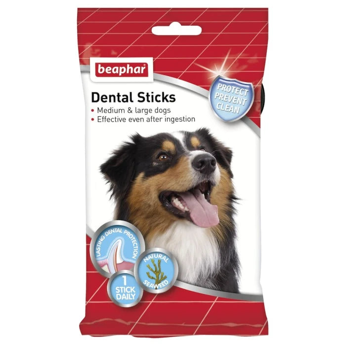 Beaphar Dental Sticks Perros Medianos y Grandes 7 Unidades