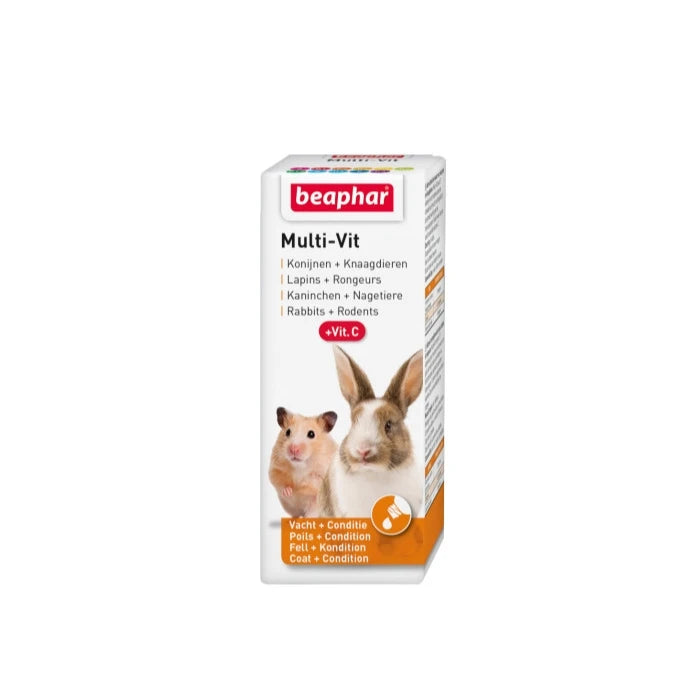 Beaphar Multi Vit en gotas para Conejos y Roedores
