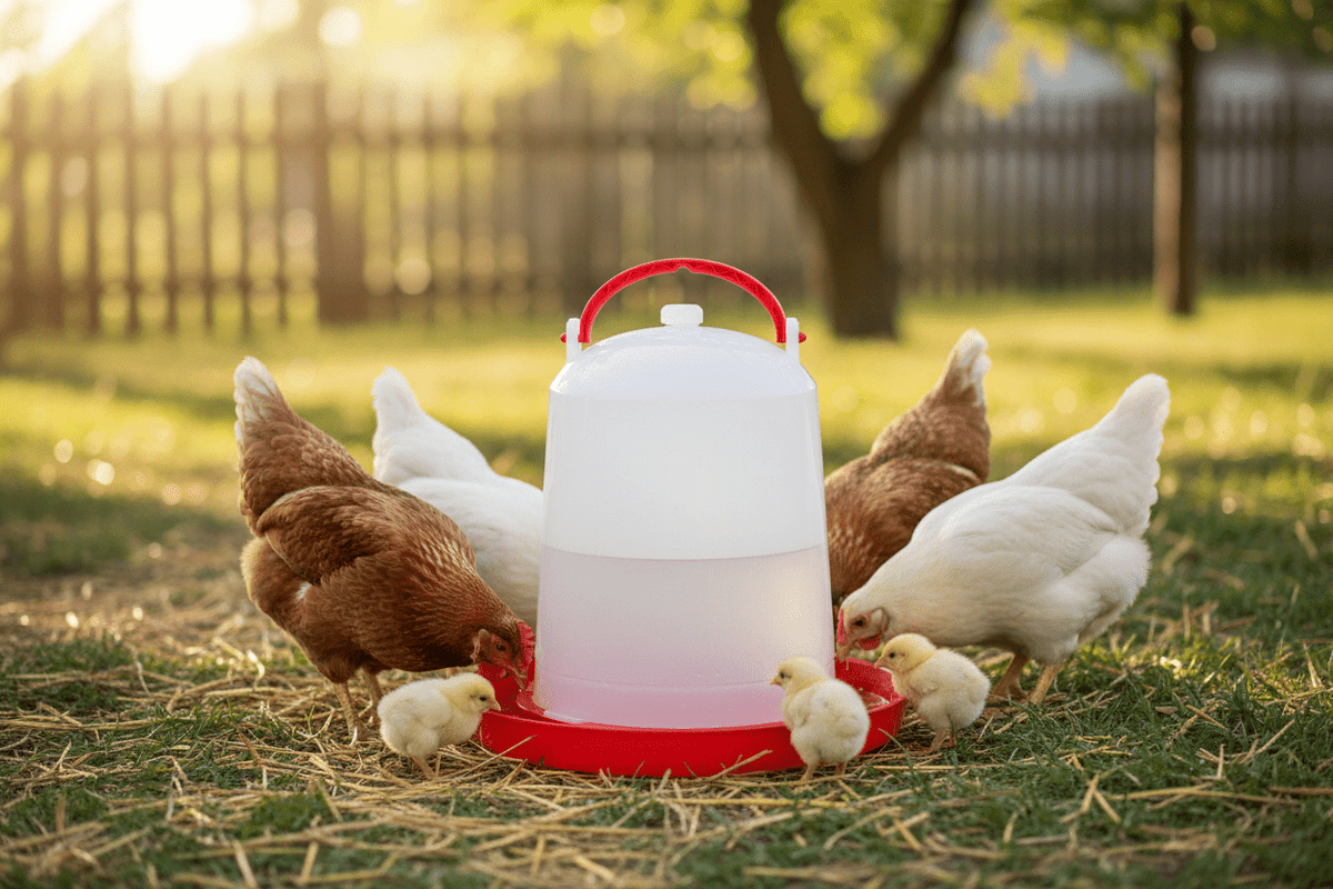 Bebedero para aves Granja o pajareras - Pethome