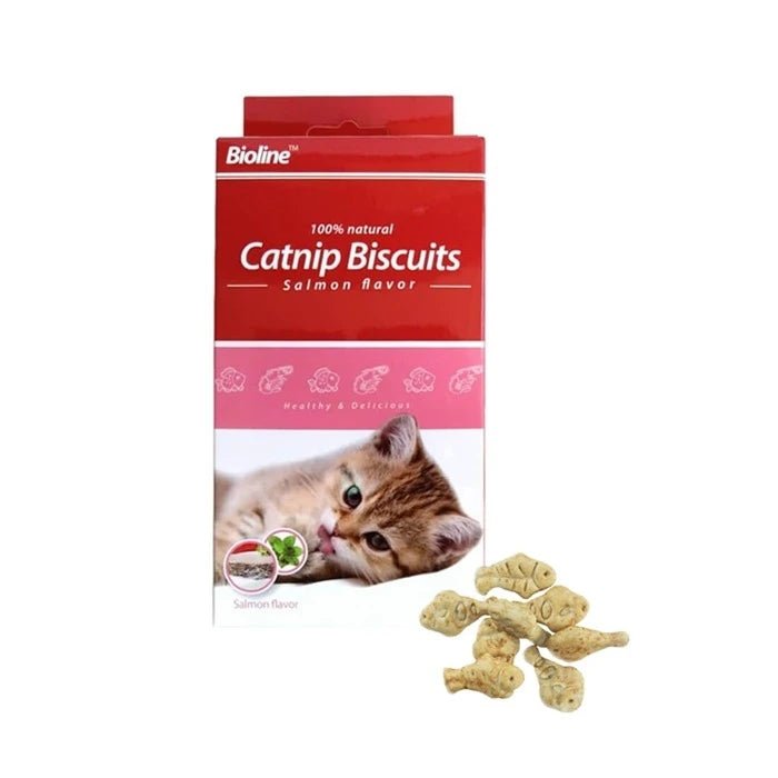 Bioline Galletas de Catnip y Salmon - Pethome