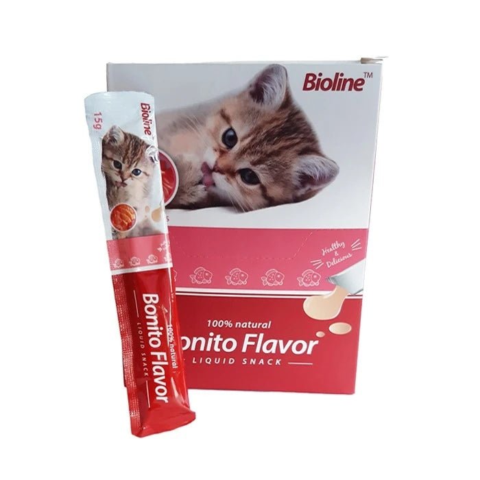 Bioline Snack En Pasta Bonito Flavor 15Gr - Pethome