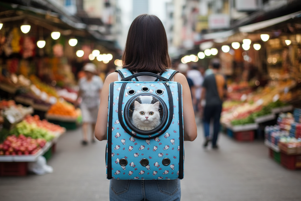 Bolso Hello Kitty lifestyle real