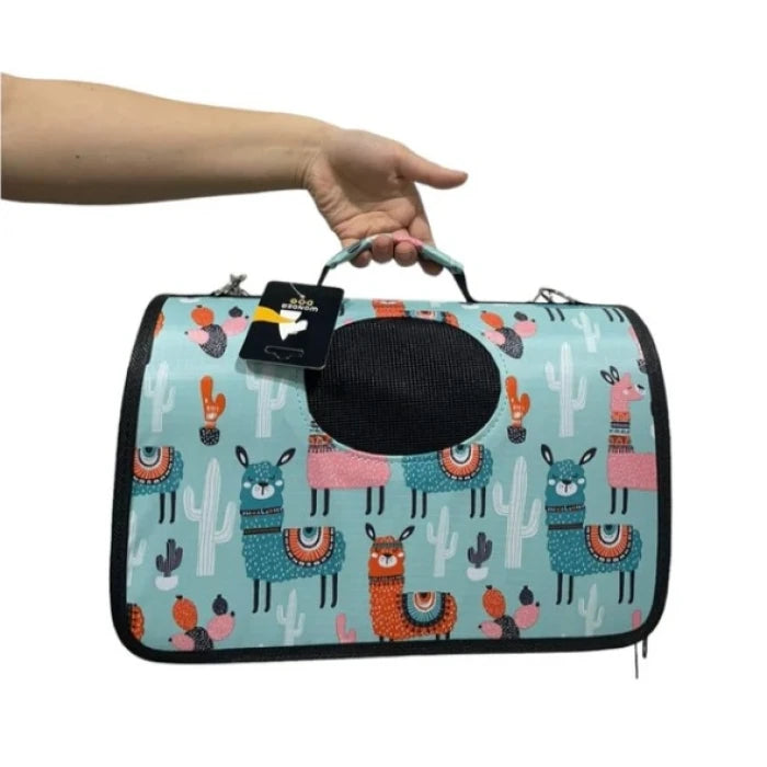 BOLSO PET GO CELESTE M (40x21x27 cm) - imagen 1