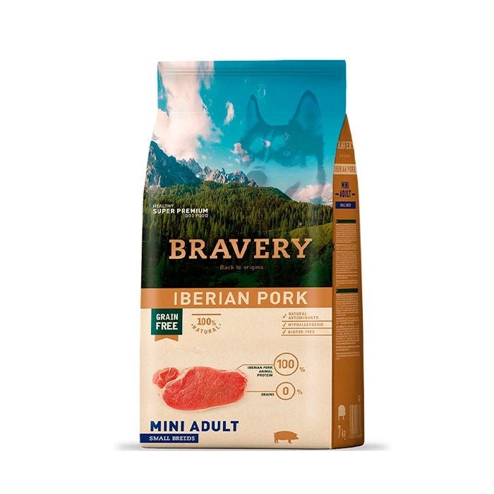 Bravery Iberian Pork Mini Adult - Pethome