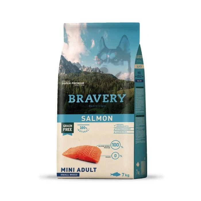 BRAVERY SALMON MINI ADULT SMALL BREEDS - Pethome