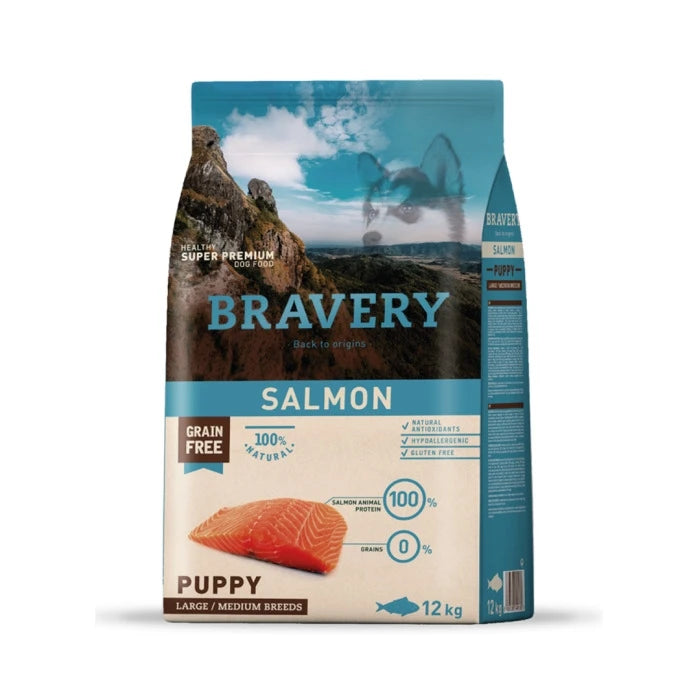 BRAVERY SALMON PUPPY LARGE/MEDIUM BREEDS
