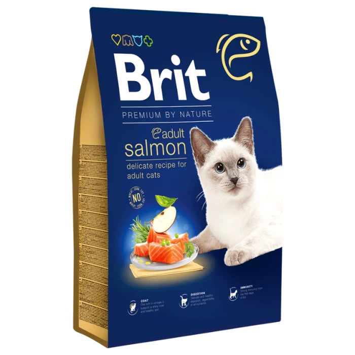 Brit Premium By Nature Cat Adult salmon