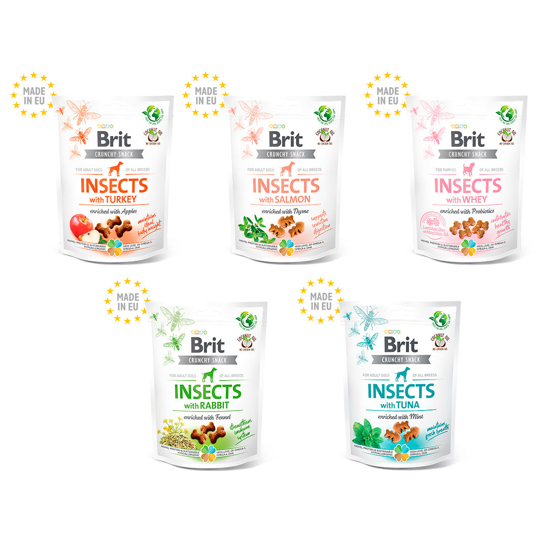 Snack Crunchy brit insects 200gr