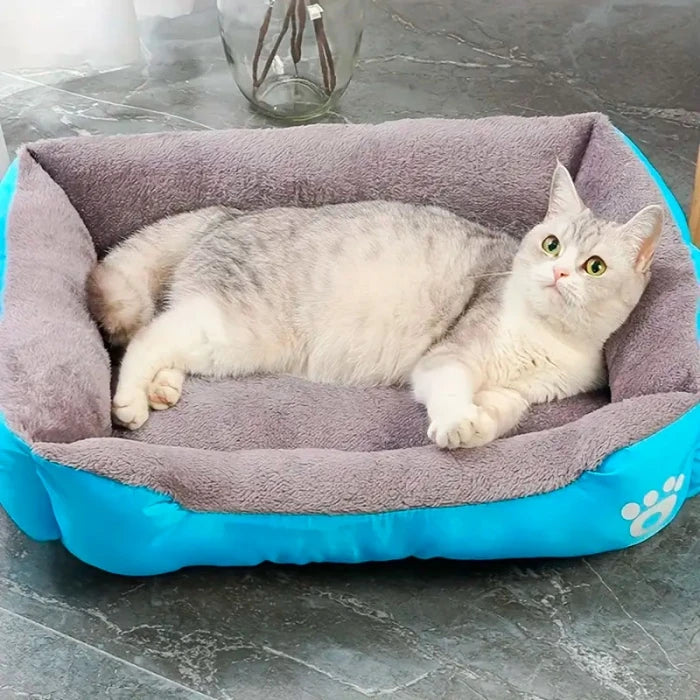 Cama acolchada felpa para perros o gatos
