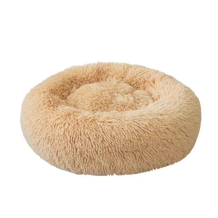 Cama Antiestrés de felpa para perros y gatos - Piel - 2XL