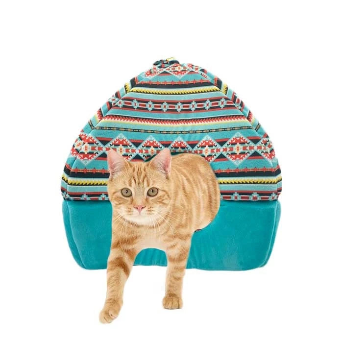 Cama para gatos Estilo Yurt con Cojín - imagen 1