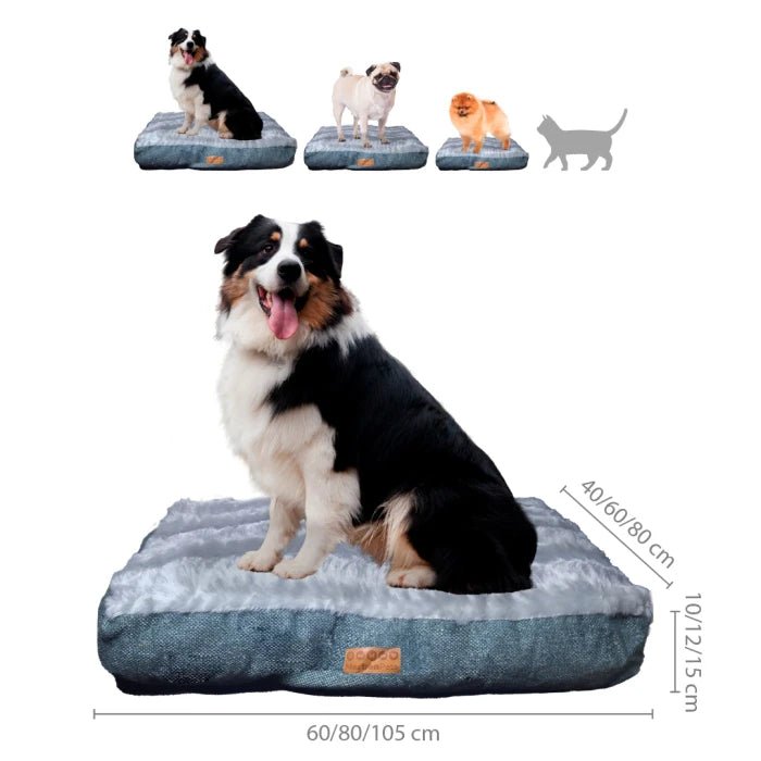 Camas de felpa Square para perros y gatos - Pethome