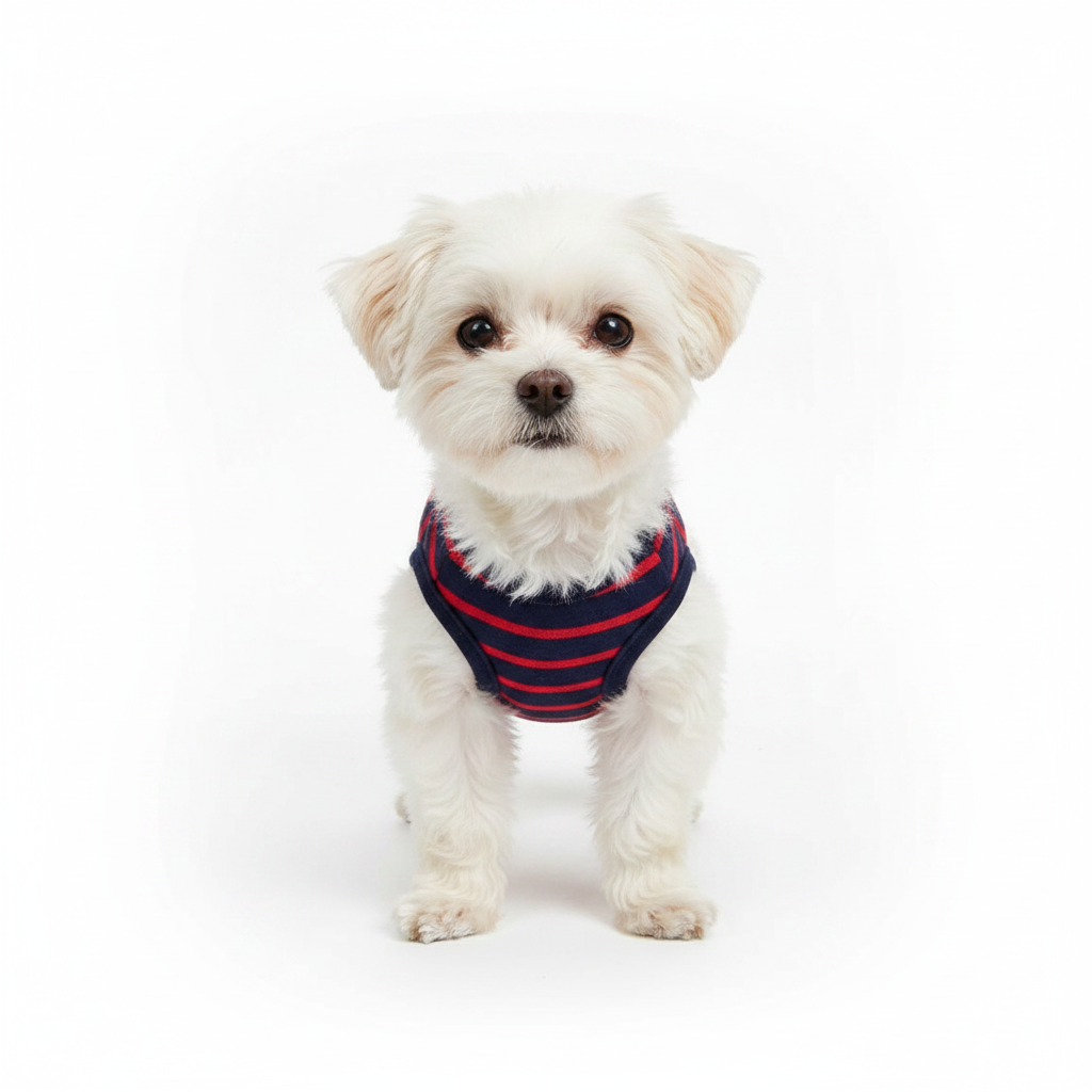 Camiseta Rayas Rojas - Perro