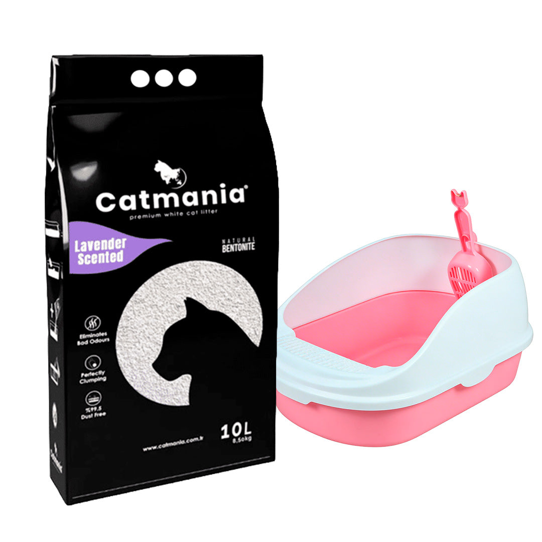 Baño Sally + Arena Catmania 8.5Kg