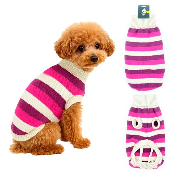 Chaleco franjas colores hembra para perros y gatos - Pethome