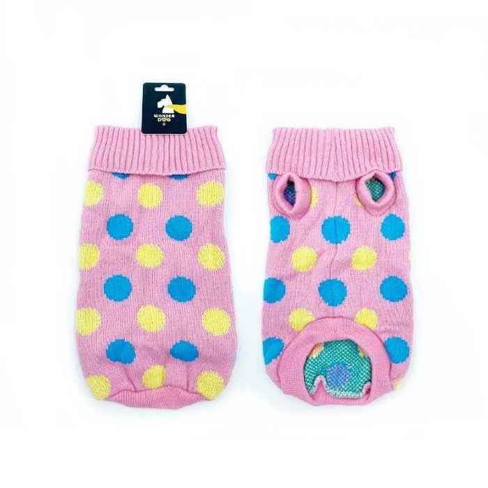 Chaleco Rosa con puntos para perros y gatos - Pethome
