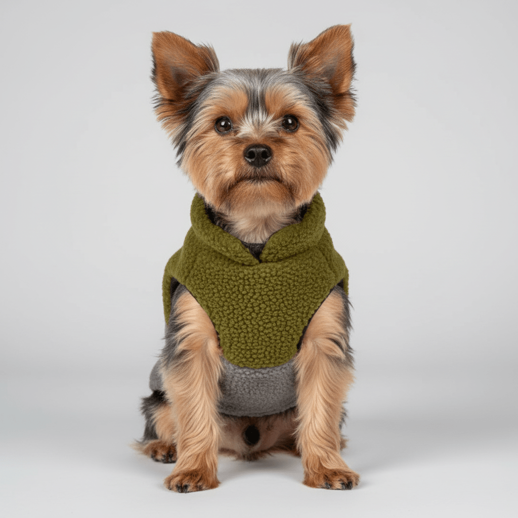 Chaqueta de chiporro colores para perros y gatos - Verde - Pethome